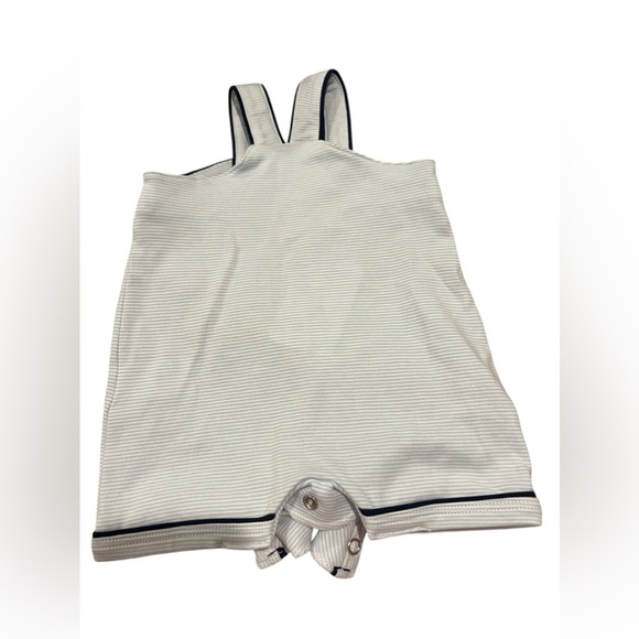 NWT Squiggles by Charlie Tabbed Sunsuit in Choo Choo Crew in size 0-3 months - Picture 2 of 4